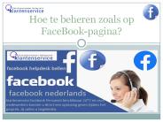 Hoe te beheren zoals op FaceBook-pagina?