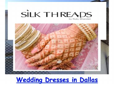 Wedding Dresses in Dallas