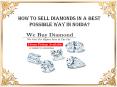 How to Sell Diamond in a Best Possible Way in Noida