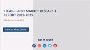 Stearic Acid Market Research Report 2019-2025