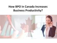 How BPO in Canada Increases Productivity?| CORACC Technologies