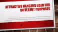 Attractive hangers used for different purposes in our daily life PowerPoint PPT Presentation