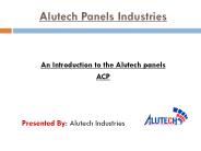 Alutech Panels Manufacturers