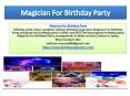 Magician For Birthday Party (1) PowerPoint PPT Presentation