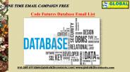 Code Futures Database Email List