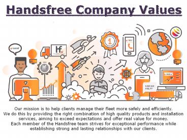 Handsfree Company Values