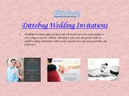 Dittobug Wedding Invitations