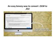 Best olm to pst converter