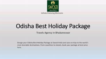 Odisha best holiday package