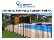 Swimming Pool Fence Cameron Park CA