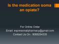 Is the medication soma an opiate? PowerPoint PPT Presentation