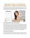 Must-Know Tips For Cracking The PTE Reading Test - Avigna Learning Academy PowerPoint PPT Presentation