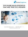 Top 20 B2B Sales Statistics that are true eye openers PowerPoint PPT Presentation