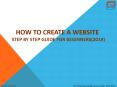 How to create a website PowerPoint PPT Presentation