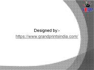 Printing & packaging solutions - Grand prints