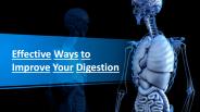 Effective Ways to Improve Your Digestion
