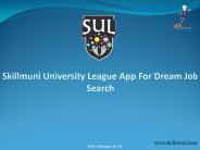 Skillmuni University League App For Dream Job Search