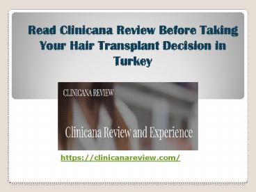 Read Honest Clinicana Reviews Before Visiting Clinicana Clinic