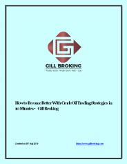 How to Become Better With Crude Oil Trading Strategies in 10 Minutes