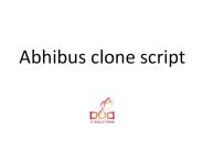Abhibus Clone Script