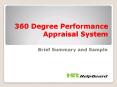 360 degree performance appraisal PowerPoint PPT Presentation