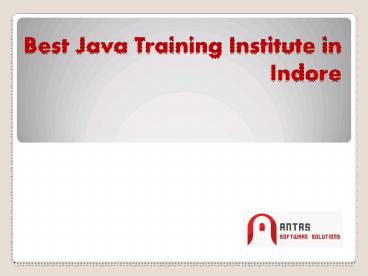 Best Java Training Institute in Indore