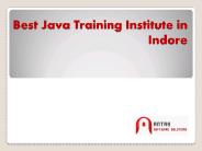 Best Java Training Institute in Indore