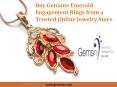 Buy Best Emerald Diamond Engagement Rings Online Jewelry Store