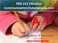 PED 212 Effective Communication - tutorialrank.com PowerPoint PPT Presentation
