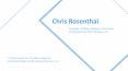 Chris Rosenthal - Working at Municipal Portfolio Managers, Inc. PowerPoint PPT Presentation