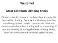 The t Best Rock Climbing Shoes PowerPoint PPT Presentation