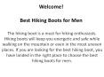 Best Hiking Boots for Men PowerPoint PPT Presentation
