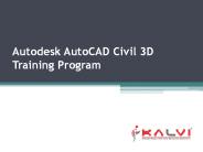Autodesk AutoCAD Civil 3D Training Program