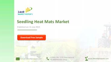 Seedling Heat Mats Market