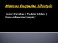 Mateos Exquisite Lifestyle PowerPoint PPT Presentation