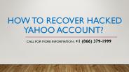 How to recover hacked Yahoo account