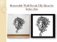 Removable Wall Decals UK: Ideas for better Arts