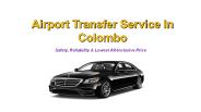 Colombo Airport Transfer Service In Sri Lanka