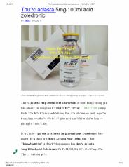 thuoc aclasta 5mg 100ml acid zoledronic