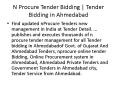 N Procure Tender Bidding PowerPoint PPT Presentation