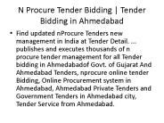 N Procure Tender Bidding