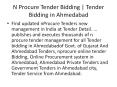 Tender Bidding Support PowerPoint PPT Presentation