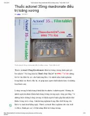 Thuoc actonel 35mg risedronate