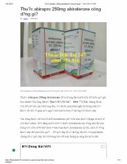 Thuoc abirapro 250mg abiraterone