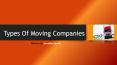Movers-Moving Companies in Arlington VA PowerPoint PPT Presentation