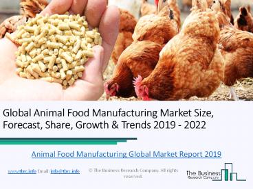 Global Animal Food Manufacturing Market Report 2019