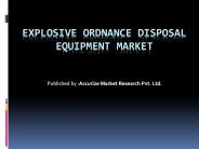 Explosive Ordnance Disposal Equipment Market