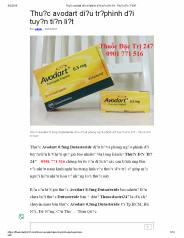 thuoc avodart 0.5mg autasteride
