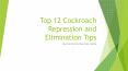 Top 12 tips to organic pest control for cockroaches PowerPoint PPT Presentation