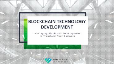 Blockchain Development & Solution Provider Company